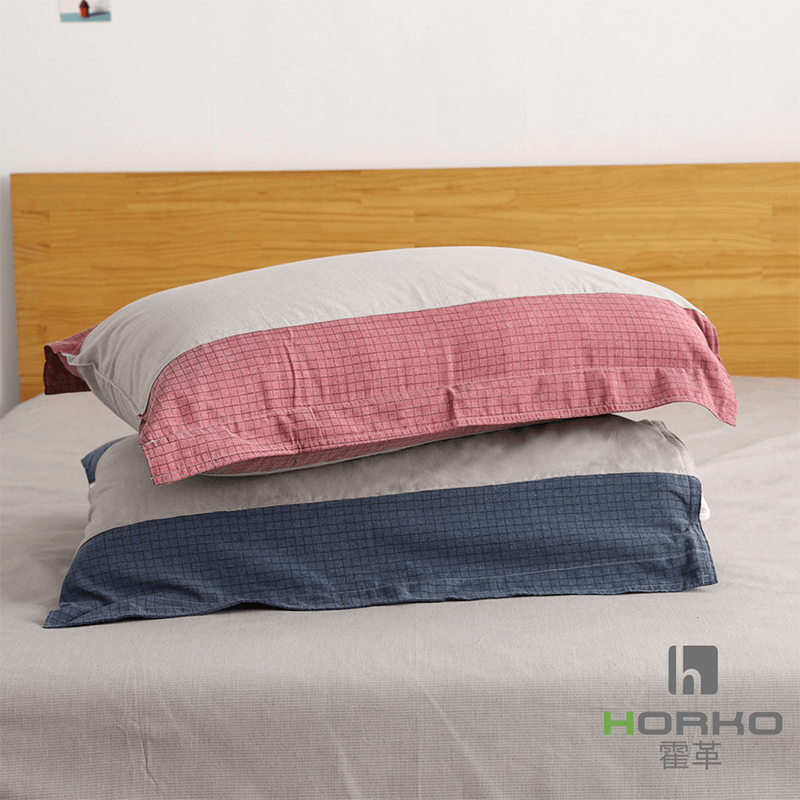 接地氣｜金屬紗枕頭套/枕巾－粉(單件入）