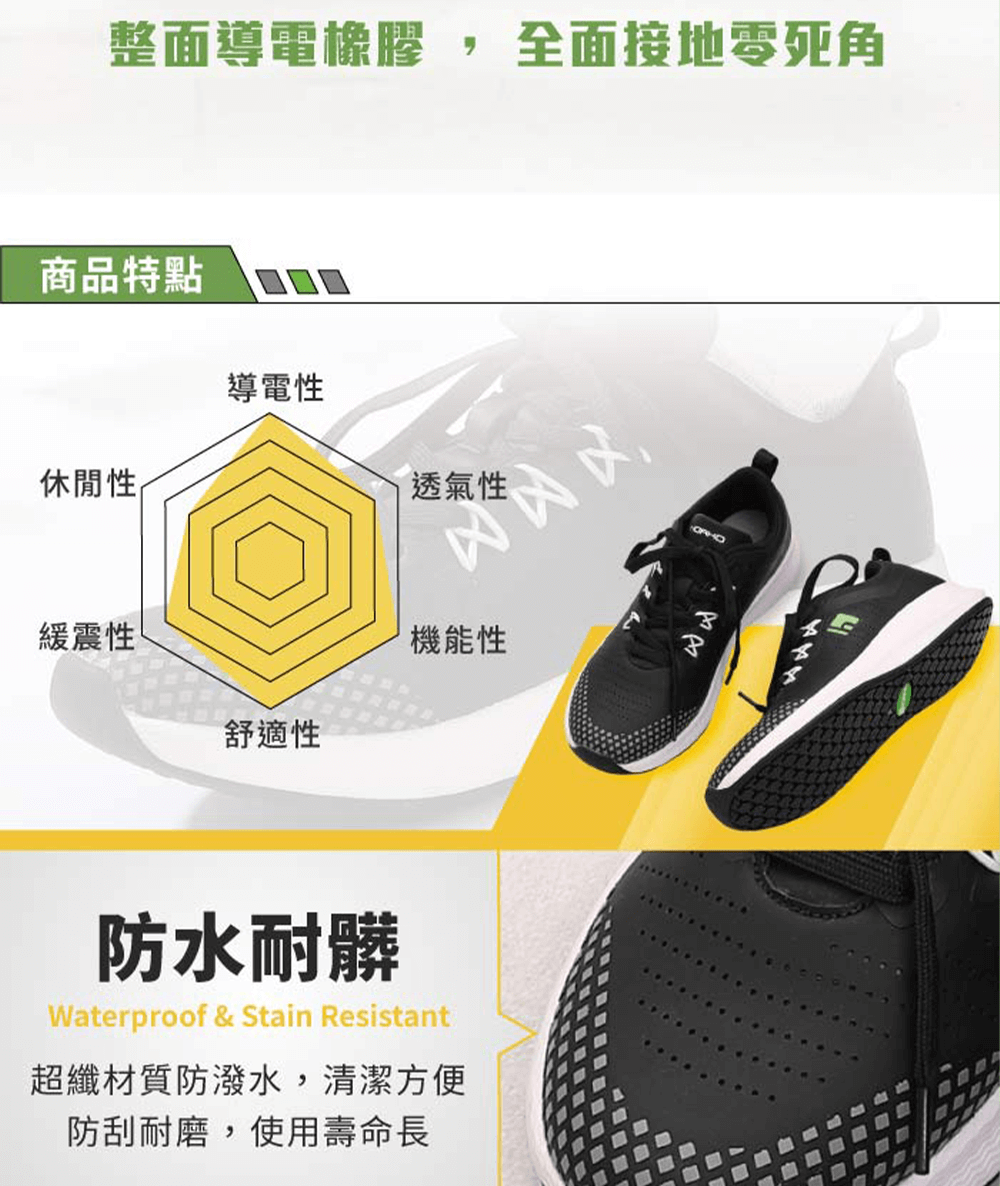 導電、休閒、舒適